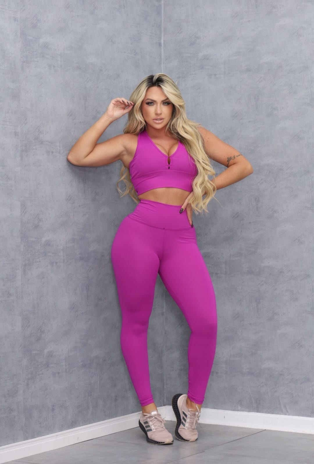 Conjunto Fitness em Poliamida Premium